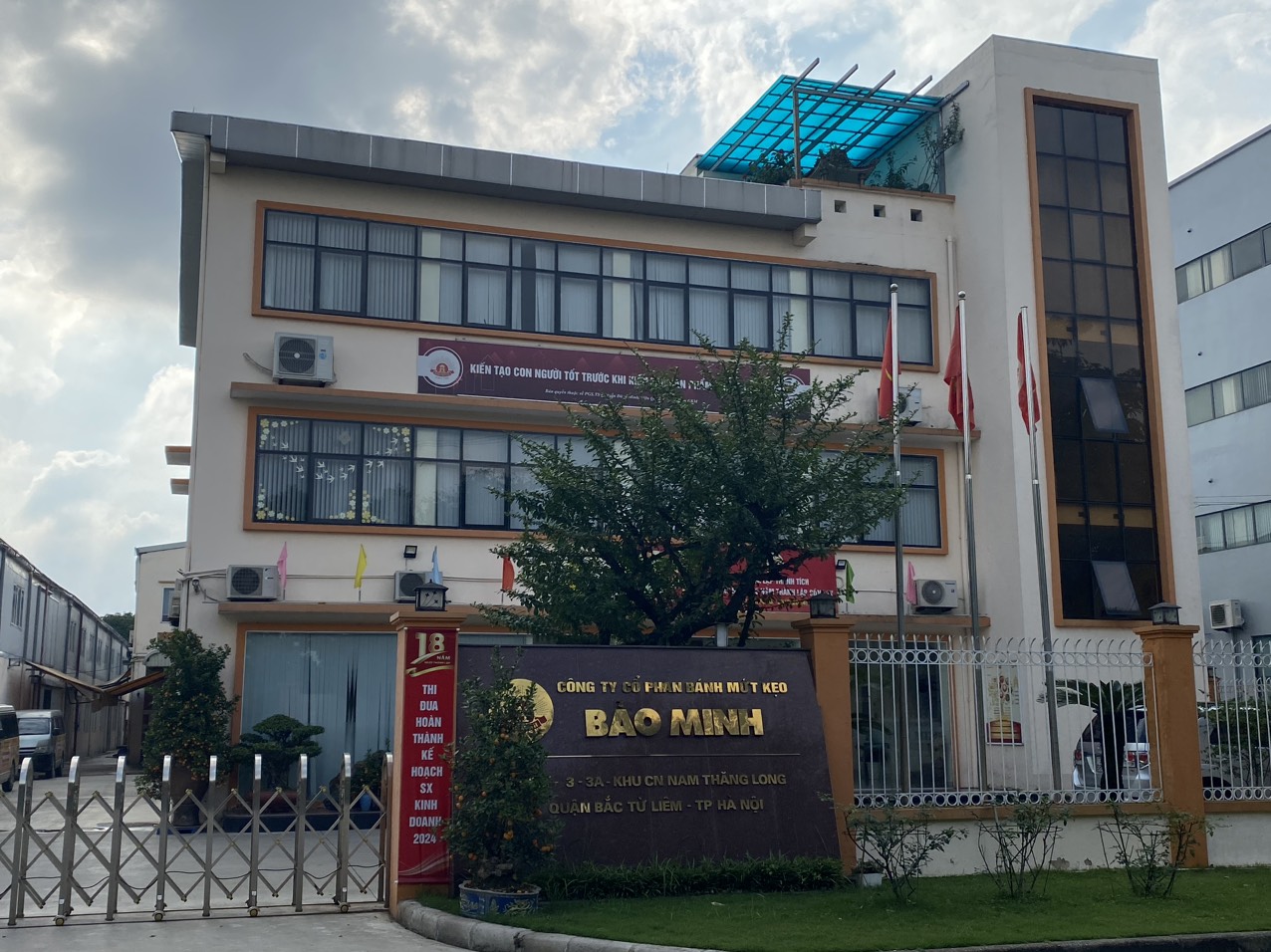 Thi công sửa chữa, cải tạo nhà xưởng công ty Bánh mứt kẹo bảo minh