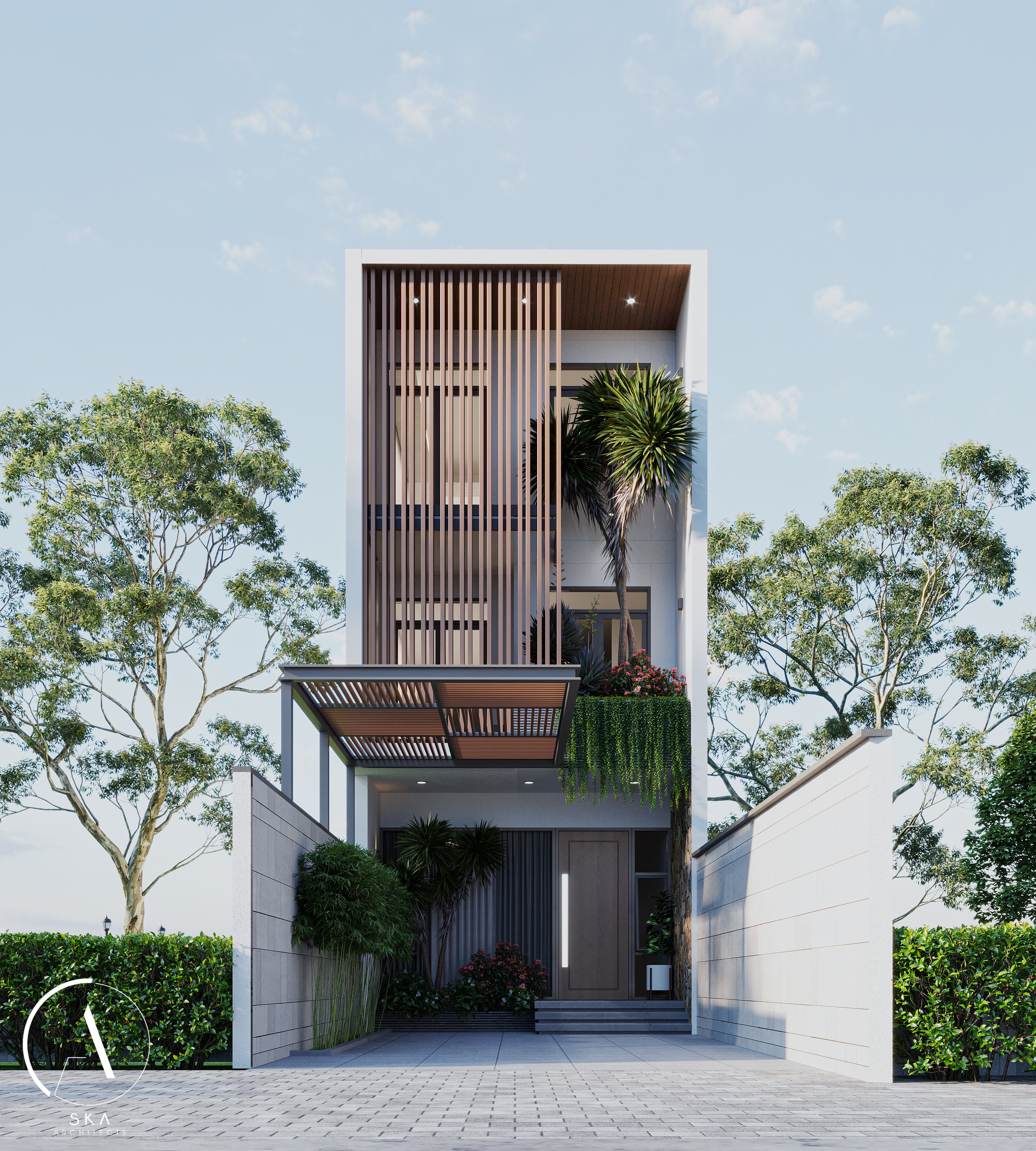 Thiết kế nhà phố hiện đại với diện tích nhỏ gọn, xinh xắn