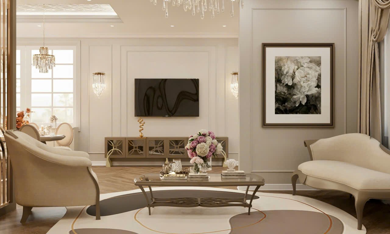 Thiết kế nội thất của cô Vân tại Bắc Giang